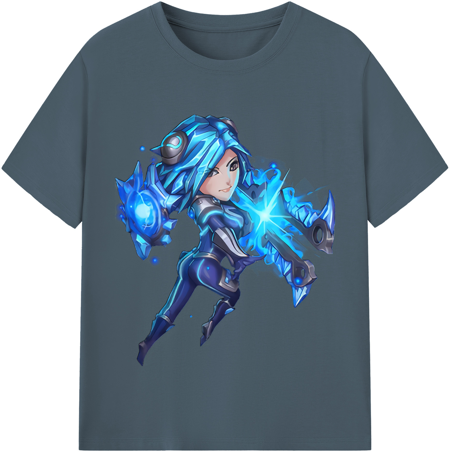 リーグ・オブ・レジェンド League of Legends LOL 綿100％半袖Tシャツ（フロントプリント）